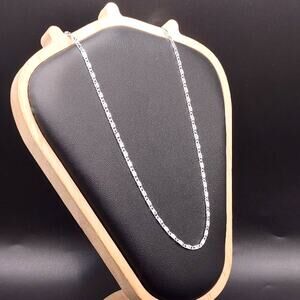 22 in. 925 Sterling Silver 2mm Spanish Chain Necklace Birthday Anniversary Gift